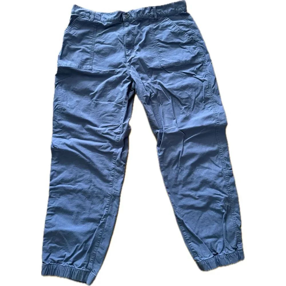 Eddie Bauer Utility Jogger Pants Women’s Size 14 Blue